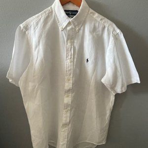 Ralph Lauren short sleeves shirt 100% linen